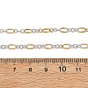 2Pcs Adejustabel Two Tone 304 Stainless Steel Oval Link Chains Necklace Making AJEW-JB01666-4