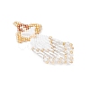 Glass Seed Beaded Angel Pendants PALLOY-MZ0089296-02-3