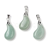 Natural Green Aventurine Pendants G-NH0025-14P-11-1