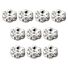 Brass Rhinestone Spacer Beads RB-YW0001-05C-01S-1