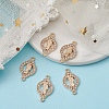 Religion Alloy Connector Charms with Crystal Rhinestone FIND-YW0003-47-2