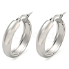Tarnish Resistant 202 Stainless Steel Hoop Earrings EJEW-H003-38P-03-1