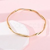 3Pcs 3 Colors 304 Stainless Steel Twisted Bangles Sets for Women BJEW-L610-27M-3