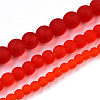 Transparent Glass Beads Strands X-GLAA-T032-T6mm-MD09-4