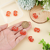 10Pcs Glass Enamel Beads LAMP-PA0001-44A-3