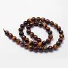 Natural Tiger Eye Bead Strands G-D840-86-8mm-2