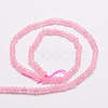 Dyed Natural Malaysia Jade Rondelle Beads Strands X-G-E316-2x4mm-32-2