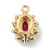 Eco-Friendly Brass Micro Pave Cubic Zirconia Charms ZIRC-C027-12G-02-RS-2