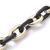 Handmade Spray Painted CCB Cable Chains AJEW-JB00718-02-2