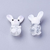 Handmade Bunny Lampwork Beads LAMP-L075-100-2