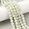 Natural Xiuyan Jade Beads Strands G-Z085-A01-8mm-1