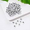 Craft White Acrylic Beads SACR-YW0001-08-6