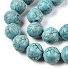 Synthetic Turquoise Beads Strands UNKW-T001-01B-3