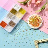100G 10 Colors Glass Seed Beads SEED-YW0002-89A-4