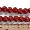 Synthetic Coral Carved Beads Strands CORA-H003-03-4