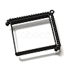 Alloy Open Back Bezel Pendants PALLOY-I223-08EB-2