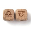 Natural Wood Constellation Beads WOOD-M002-07-3