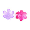 Transparent Plastic Bead Caps KY-N025-01-2