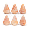 Two Tone Opaque Acrylic Imitation Gemstone Beads OACR-T033-11A-1