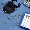 10Pcs Brass Brooches AJEW-PH01694-4