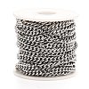 Tarnish Resistant 304 Stainless Steel Cuban Link Chains CHS-K016-03C-P-2