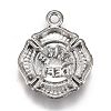 Tibetan Style Alloy Pendants X-PALLOY-H190-03AS-2
