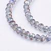 Electroplate Glass Beads Strands EGLA-D020-3x2mm-73-3