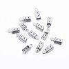 Tarnish Resistant 304 Stainless Steel Folding Crimp Ends X-STAS-H376-114-1