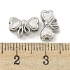 Brass Pave Shell Bowknot Multi-Strand Links KK-Q820-18P-3