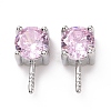 Rhodium Plated 925 Sterling Silver Peg Bails STER-D035-47P-06-2
