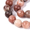 Natural Plum Blossom Jasper Beads Strands G-Q601-13A-02-4