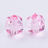 Transparent Acrylic Beads TACR-Q256-10mm-V03-2