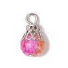 Glass Pendants PALLOY-JF03284-01-3