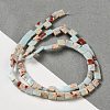 Synthetic Aqua Terra Jasper Beads Strands G-F762-A13-01-2