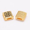 Brass Enamel Slide Charms KK-E711-031G-NR-1
