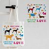 Plastic Reusable Drawing Painting Stencils Templates DIY-WH0172-302-4