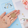 24Pcs 6 Colors Rack Plating Brass Pave Clear Cubic Zirconia Connector Charms KK-FH0005-83-3