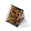 Resin Orgonite Pyramid Home Display Decorations G-PW0004-56A-16-3