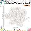 3D Polyester Embroider Thread Iron on/Sew On Patches PATC-WH0023-21B-2