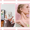 100Pcs 10 Colors Baking Paint Transparent Glass Beads DGLA-TA0001-42-8