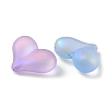 Transparent Spray Painted Acrylic Beads MACR-M026-02-3