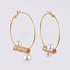 (Jewelry Parties Factory Sale)Brass Hoop Earrings EJEW-JE03939-3