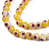 Round Millefiori Glass Beads Strands LK-P001-38-3