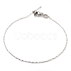 Non-Tarnish 304 Stainless Steel Add a Bead Adjustable Chains Bracelets for Women BJEW-M307-01B-P-1