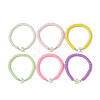 6Pcs 6 Color Polymer Clay Heishi Surfer Stretch Bracelets Set BJEW-JB09732-01-4