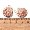 Baking Paint Alloy Pendants FIND-G097-01F-3