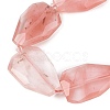 Cherry Quartz Glass Beads Strands G-P548-B22-01-3