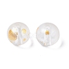 Frosted Baking Paint Glass Beads X1-DGLA-N005-8mm-01-5