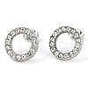 PVD Vacuum Plating 304 Stainless Steel Stud Earrings EJEW-C099-09-04-2