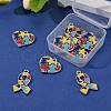8Pcs 2 Style Enamel Alloy Pendants ENAM-LS0001-09P-6